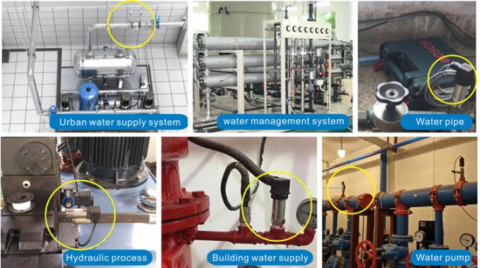 Plage de pression de 0 à 600 bar Capteur de pression de l'huile de silicium diffus RPT202 avec sortie de 0,5 à 4,5 V et certification CE RoHS 3
