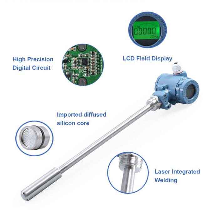 Émetteur de niveau 0-10v à haute précision et compteur de niveau liquide pour indicateur de niveau liquide 2